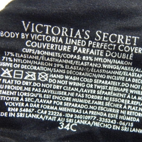 Victoria's Secret Lined Perfect Coverage Bra - Picture 2 of 3
